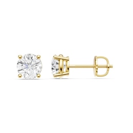 Previously Owned - 2 CT. T.W. Lab-Grown Diamond Solitaire Stud Earrings in 14K Gold (F/VS2)