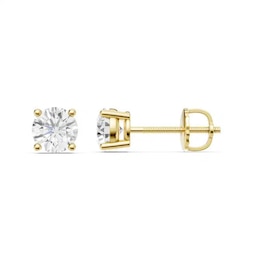 Previously Owned - 1-1/2 CT. T.W. Lab-Grown Diamond Solitaire Stud Earrings in 14K Gold (F/VS2)