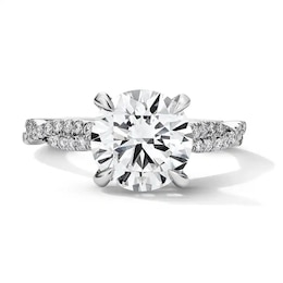 Previously Owned - 3-1/3 CT.T.W. Lab-Grown Diamond Engagement Ring in 14K White Gold (F/VS2)