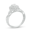 Thumbnail Image 1 of 1 CT. T.W. Pear-Shaped Diamond Double Frame Twist Engagement Ring in 14K White Gold