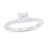 Thumbnail Image 0 of 1 CT. T.W. Certified Diamond Engagement Ring in 14K White Gold (I/I1)