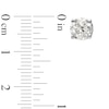 Thumbnail Image 1 of 1/2 CT. T.W. Diamond Solitaire Stud Earrings in 10K White Gold (J/I3)
